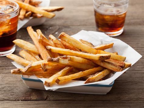 soaking french fries in vinegar.